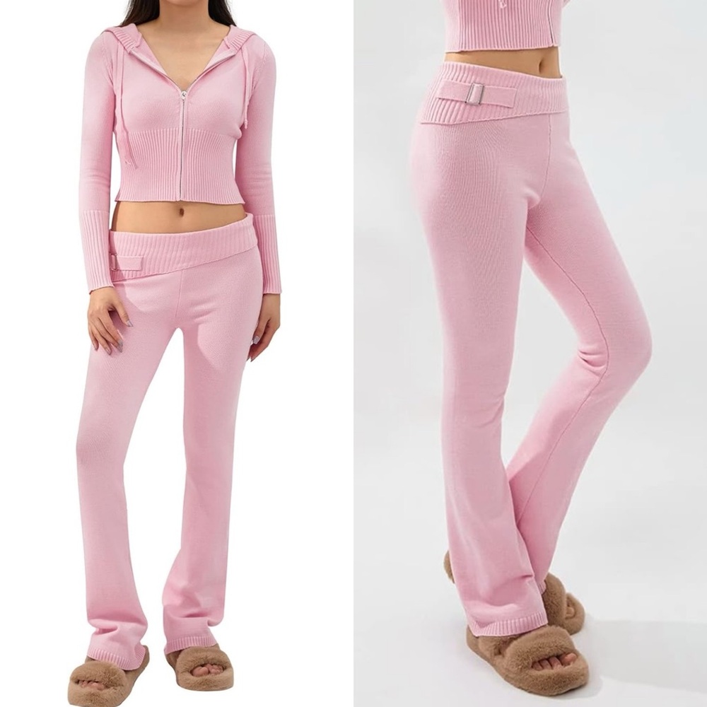 Y2K Pink Tracksuit Pants